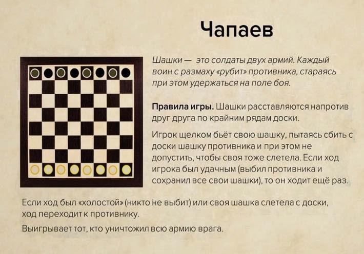 Виды игры в шашки