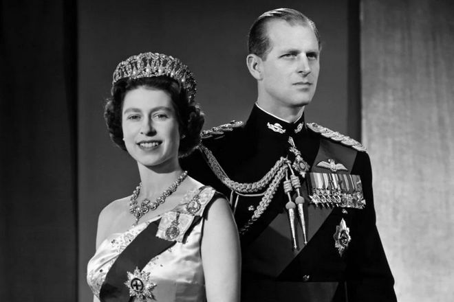 Королеве Елизавете и принц Филипп