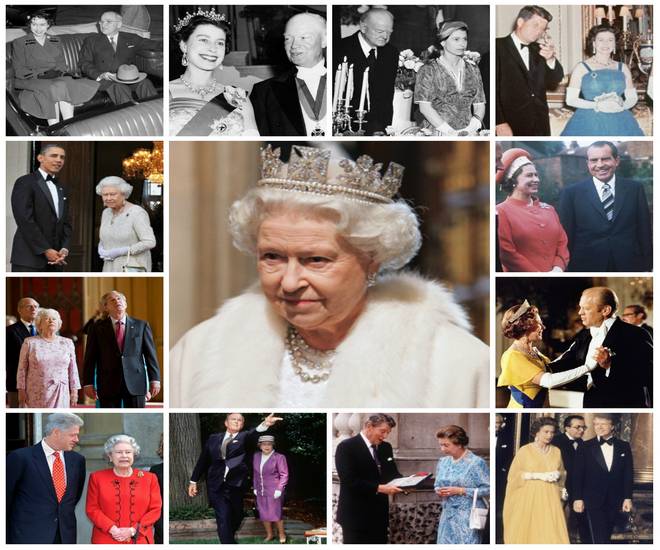 Королева Елизавета встречалась со многими президентами США