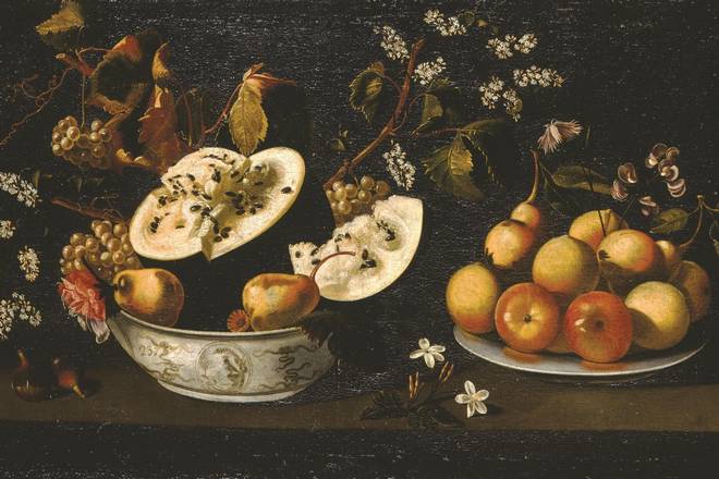 в Европе в 17 веке, фрукты выглядели совсем иначе, чем сегодня