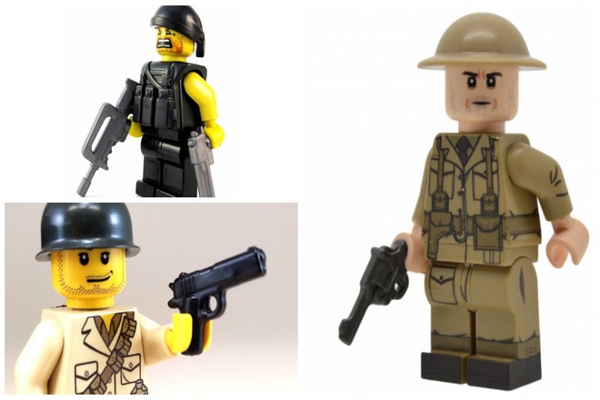 фигурки Lego с оружием