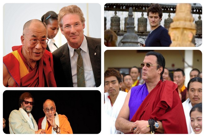 Буддизм популярен среди многих знаменитостей