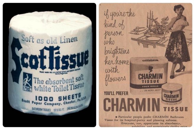 Рулоны туалетной бумаги появились только в 1890 году