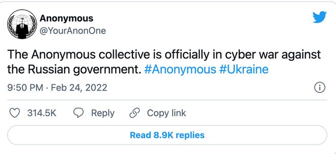 Anonymous - это глобальный хакерский коллектив, который заявляет, что это все и никто. Легион. Коллективный разум. Разрозненная группа, расположенная по всему миру. Которая проводит кибер-"операции" против отдельных лиц, компаний и правительств.
