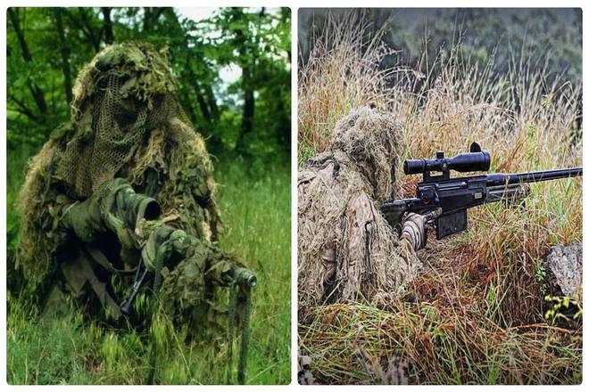 Почему снайперы часто используют тряпки для упаковки своих винтовок? Из-за разницы между этими двумя картинками. Один из них мог бы также носить костюм клоуна.
