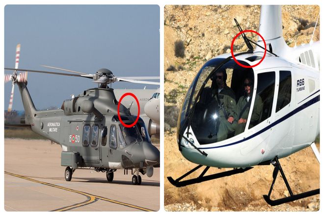 Вы когда-нибудь замечали, что на вертолетах у всех есть резаки для проволоки, расположенные чуть выше и ниже переднего ветрового стекла? Они выглядят как V-образные крючки.