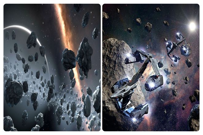 Пояс астероидов плотный и наполненный