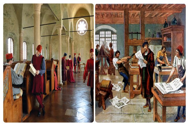 Это было в 1452 году, когда люди получили бесплатный доступ к книгам в библиотеке Малатеста Новелло в Чезене, Италия. Которая считается первой публичной библиотекой в ​​мире.