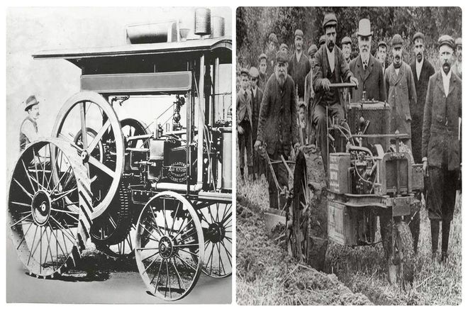 Паровые тракторы также были громоздкими и непригодными для использования в суровой и грязной жизни на ферме. Вскоре они уступили место двигателю внутреннего сгорания в начале 1900-х годов.
