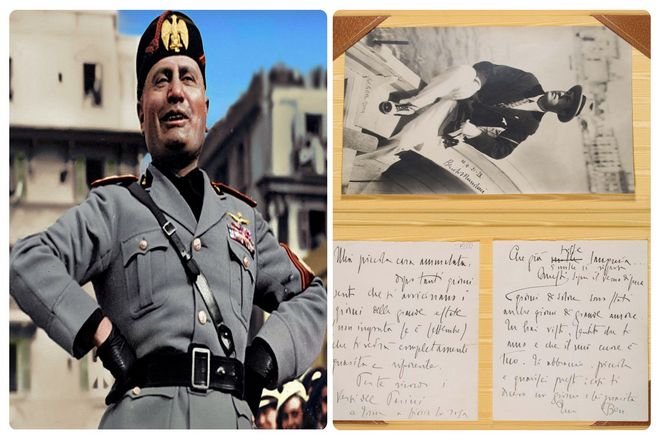 Муссолини, который был довольно невысоким мужчиной, очень уверенно писал сексуальные письма. И часто отправлял эротические отрывки своей любовнице.