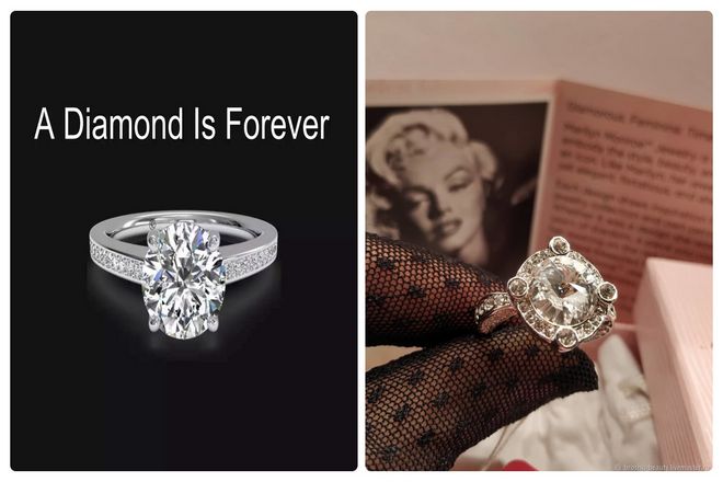Маркетинговая кампания De Beers быстро удвоила количество проданных бриллиантов. И сделала обручальные кольца с бриллиантами важным символом любви и брака.