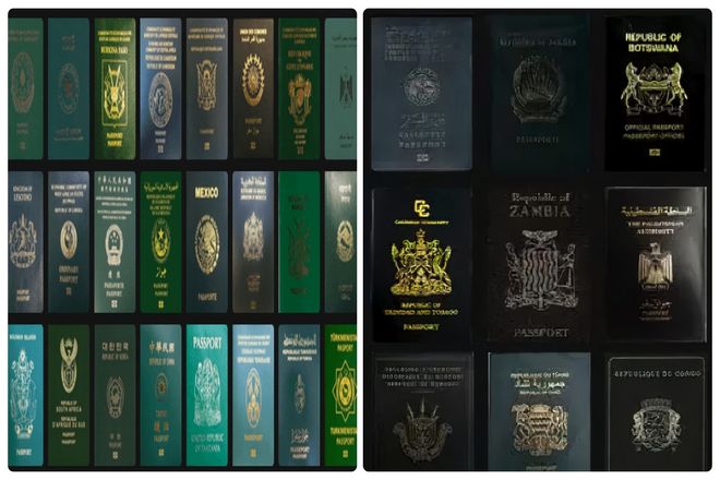 Только 10 стран имеют черные паспорта. Вот еще одна, гораздо более практичная причина выбора цвета. Темные цвета более практичны и смотрятся более официально.